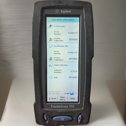 Agilent wirescope framescope - agilent,